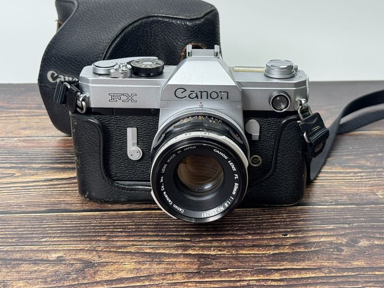 Canon FX กล้องฟิล์ม ( SLR ) พร้อมเลนส์ 50MM F1.8 สภาพสวย รูปที่ 12