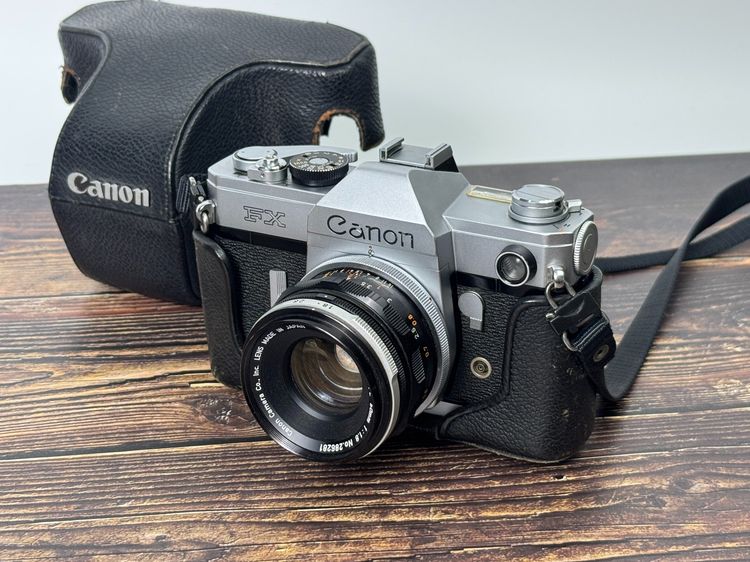 Canon FX กล้องฟิล์ม ( SLR ) พร้อมเลนส์ 50MM F1.8 สภาพสวย รูปที่ 10