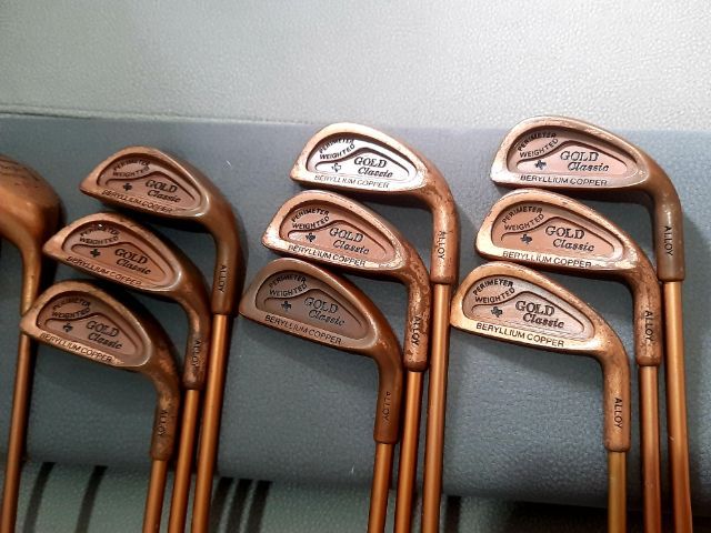 ขอขายชุดไม้กอล์ฟหัวทองแดงของยี่ห้อ Gold classic red dot beryllium flex R,S  รูปที่ 6