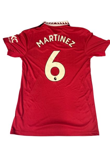 เสื้อบอลของแท้ Man United Size M ข้างหลังเบอร์ 6 Martinez รูปที่ 3