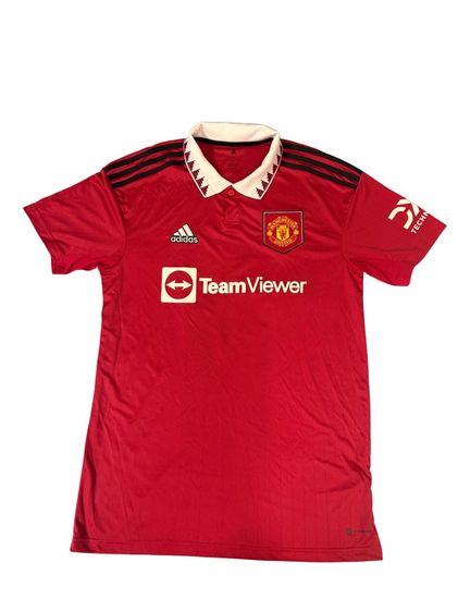 เสื้อบอลของแท้ Man United Size M ข้างหลังเบอร์ 6 Martinez รูปที่ 8