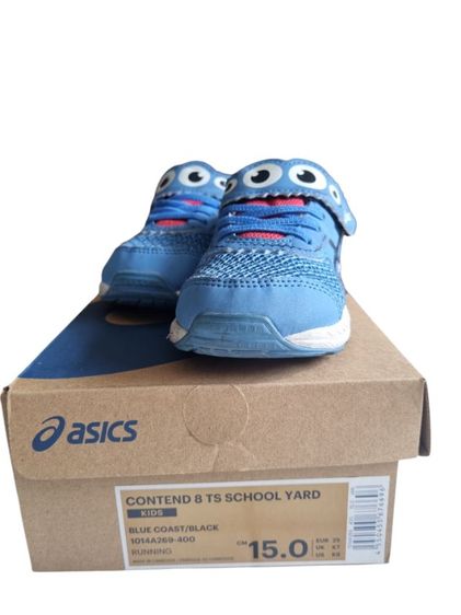 ขนาดอื่น ๆ รองเท้าเด็ก Asics  ของแท้จากญี่ปุ่น  สภาพดีใช้งานน้อย