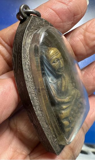 เหรียญหล่อล.ป.ทวด เลี่ยมเงิน รูปที่ 7