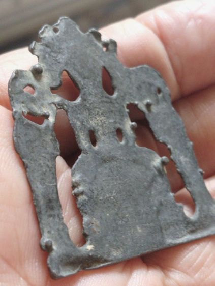 พระปรุหนังฐานผ้าทิพย์เนื้อชินเงินวัดพุทไธสวรรค์ รูปที่ 10