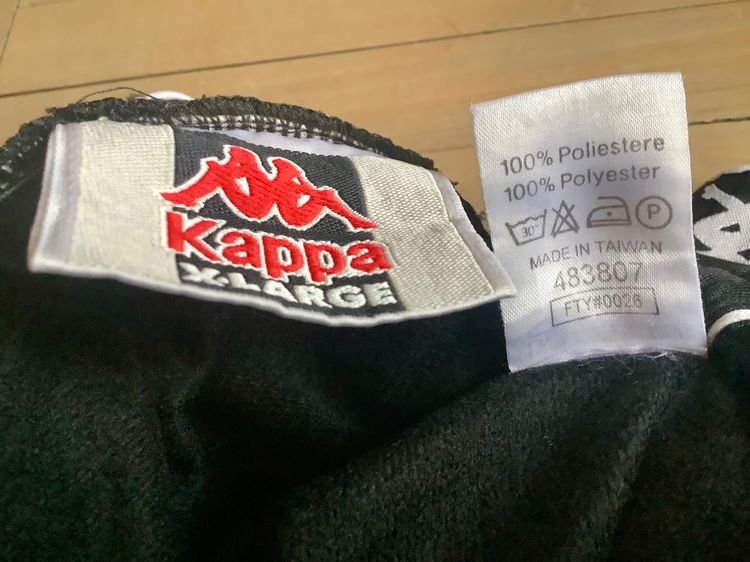กางเกงวอร์มkappa ของแท้ ป้ายข้างแถบใหญ่ สภาพดี สีดำ รูปที่ 2