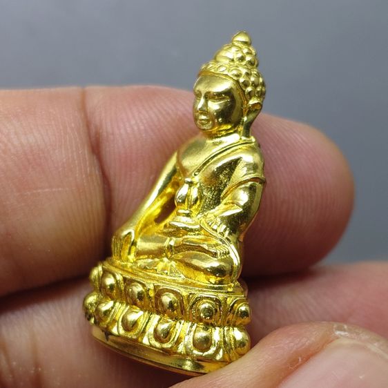 พระกริ่งญาณวเรศ (กริ่งปวเรศน้อย) ฐานบรรจุพระเกศาและจีวร เนื้อทองฝาบาตร พิมพ์ใหญ่ สมเด็จพระญาณสังวรฯ ทรงเจริญพรรษา 100 ปี วัดบวรนิเวศวิหาร ปี รูปที่ 6