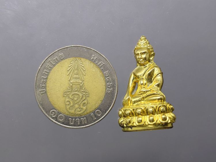 พระกริ่งญาณวเรศ (กริ่งปวเรศน้อย) ฐานบรรจุพระเกศาและจีวร เนื้อทองฝาบาตร พิมพ์ใหญ่ สมเด็จพระญาณสังวรฯ ทรงเจริญพรรษา 100 ปี วัดบวรนิเวศวิหาร ปี รูปที่ 8