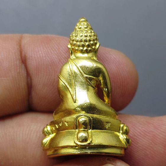 พระกริ่งญาณวเรศ (กริ่งปวเรศน้อย) ฐานบรรจุพระเกศาและจีวร เนื้อทองฝาบาตร พิมพ์ใหญ่ สมเด็จพระญาณสังวรฯ ทรงเจริญพรรษา 100 ปี วัดบวรนิเวศวิหาร ปี รูปที่ 4