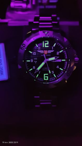 นาฬิกา Swiss Force Officer Automatic SFB02-SV1-25BK รูปที่ 3