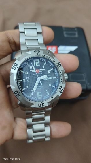นาฬิกา Swiss Force Officer Automatic SFB02-SV1-25BK รูปที่ 5