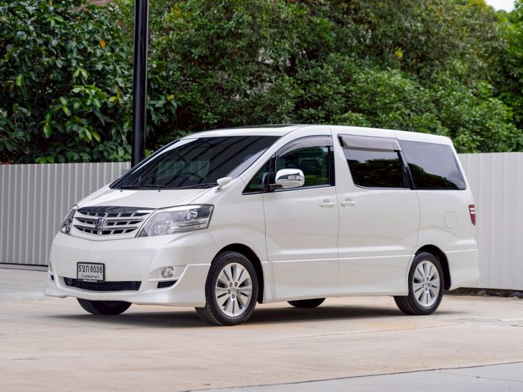 Toyota Alphard 2010 3.0 V6 Utility-car เบนซิน ไม่ติดแก๊ส เกียร์อัตโนมัติ ขาว รูปที่ 3