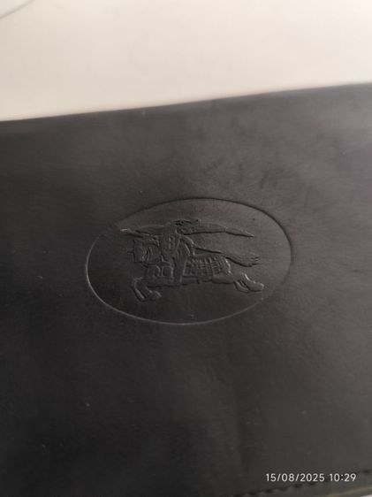 กระเป๋าสตางค์หนังใบยาว burberry ขายตามสภาพของมือสองขอคนรับได้ รูปที่ 3