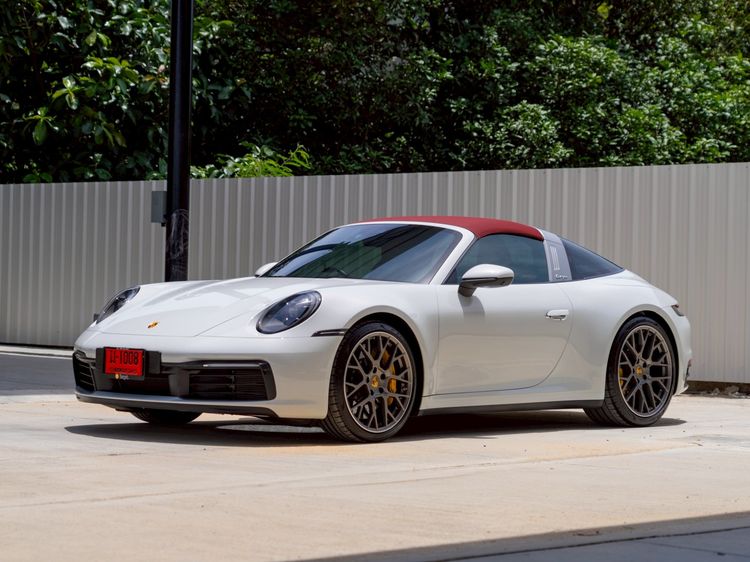 Porsche 911 Targa 4S 2022 3.0 PDK 4WD Sedan เบนซิน ไม่ติดแก๊ส เกียร์อัตโนมัติ ขาว รูปที่ 3