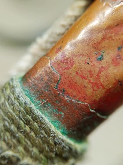 ตะกรุดหลวงพ่อทบ วัดชนแดน เนื้อทองแดง ยุคต้น รูปที่ 6