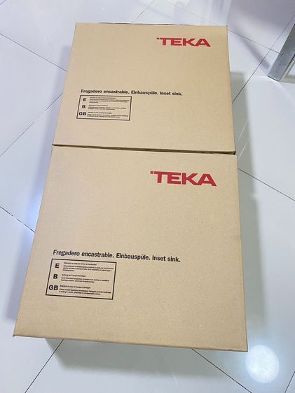 อ่างล้างจานสแตนเลส 1 หลุม TEKA  ติดตั้งใต้ท๊อปเคาน์เตอร์ รุ่น BE 40.40 ของใหม่ รูปที่ 9