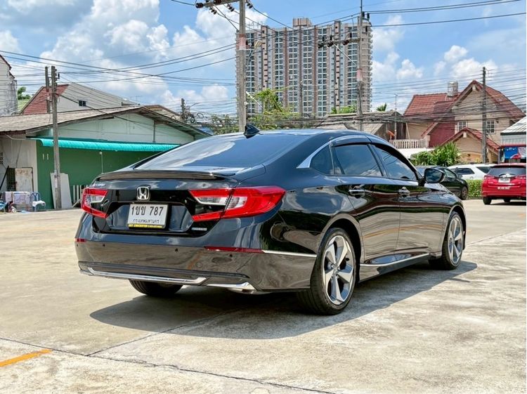 Honda Accord 2020 2.0 Hybrid Tech Sedan ไฮบริด ไม่ติดแก๊ส เกียร์อัตโนมัติ ดำ รูปที่ 2