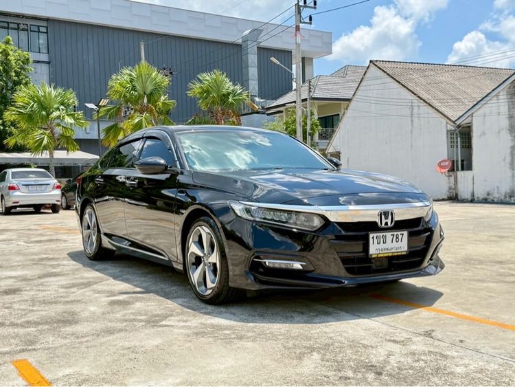 Honda Accord 2020 2.0 Hybrid Tech Sedan ไฮบริด ไม่ติดแก๊ส เกียร์อัตโนมัติ ดำ รูปที่ 3