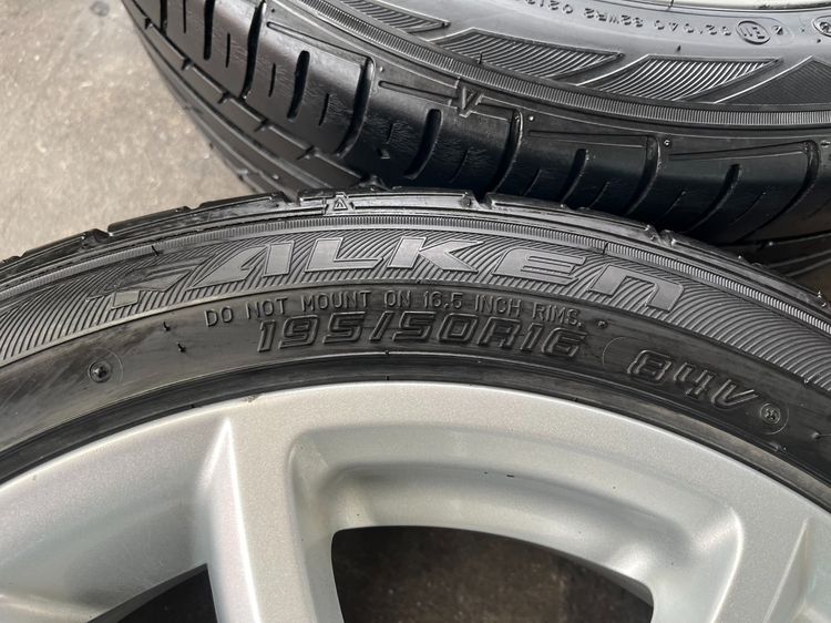 ✨ล้อแม็ก✨Mazda 2 ขอบ 16 พร้อมยาง 195-50-16 FALKEN💥ปี 22💥 รูปที่ 8