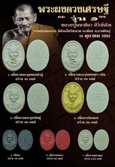 พระผงดวงเศรษฐีรุ่นแรก หลวงปู่มหาศิลา สิริจันโท

พร้อมลอยจารหลวงปู่ศืลาและจีวร รูปที่ 9