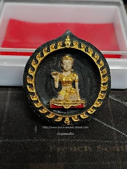 พระนางกวัก เนื้อผงลงรักปิดทองเดิมจากวัด ลพ.บุญมา