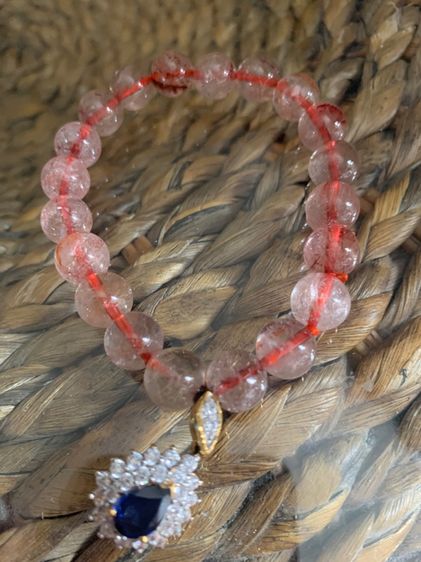 ข้อมือเห็นมงคลไหมหน้าใสปิ๊งประดับจี้เพชรมงคลดีไอวายยางยืดใส่ได้ถึง 18 เซนติเมตร รูปที่ 10