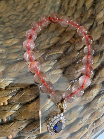 ข้อมือเห็นมงคลไหมหน้าใสปิ๊งประดับจี้เพชรมงคลดีไอวายยางยืดใส่ได้ถึง 18 เซนติเมตร รูปที่ 3