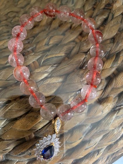 ข้อมือเห็นมงคลไหมหน้าใสปิ๊งประดับจี้เพชรมงคลดีไอวายยางยืดใส่ได้ถึง 18 เซนติเมตร รูปที่ 4