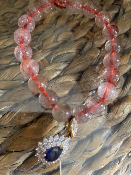 ข้อมือเห็นมงคลไหมหน้าใสปิ๊งประดับจี้เพชรมงคลดีไอวายยางยืดใส่ได้ถึง 18 เซนติเมตร รูปที่ 8