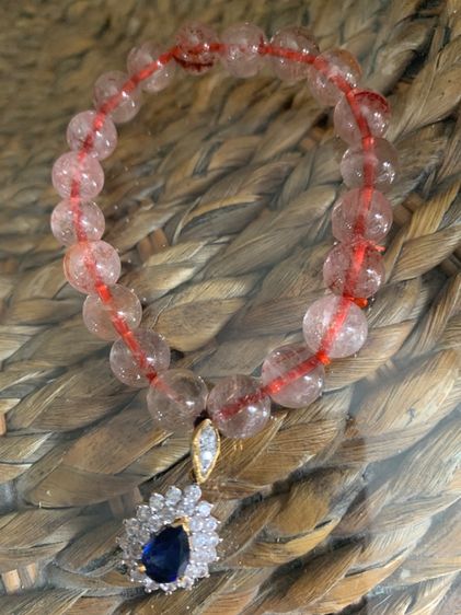 ข้อมือเห็นมงคลไหมหน้าใสปิ๊งประดับจี้เพชรมงคลดีไอวายยางยืดใส่ได้ถึง 18 เซนติเมตร รูปที่ 2