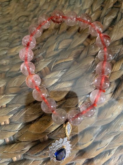 ข้อมือเห็นมงคลไหมหน้าใสปิ๊งประดับจี้เพชรมงคลดีไอวายยางยืดใส่ได้ถึง 18 เซนติเมตร รูปที่ 6