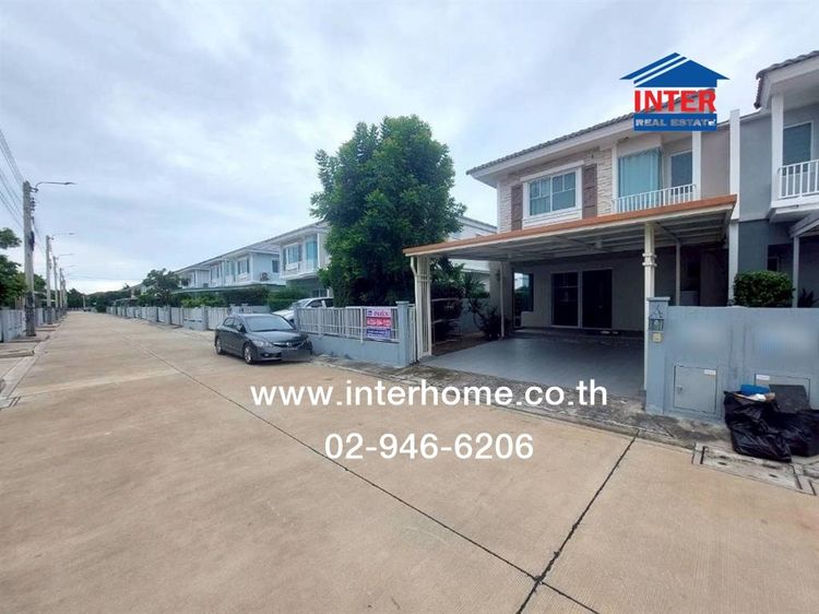 บ้านเเฝด 2 ชั้น 35.2 ตร.ว. หมู่บ้านวิลลาจจิโอ บางนา-เทพารักษ์ ซอยจงศิริ ถนนเทพารักษ์ ถนนบางพลี-ตำหรุ บางพลี สมุทรปราการ