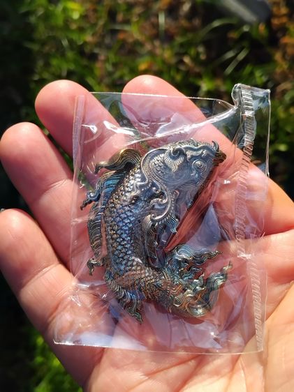 ตะกรุดเจ้าสมุทร ปลาอานนท์ เนื้อสัมฤทธิ์ ตะกรุดเงิน พระอธิการใจ วัดพระยาญาติ ปากง่าม อำเภออัมพวา จังหวัดสมุทรสงคราม ตะกรุดจ้าวสมุทร (ปลาอาน รูปที่ 5