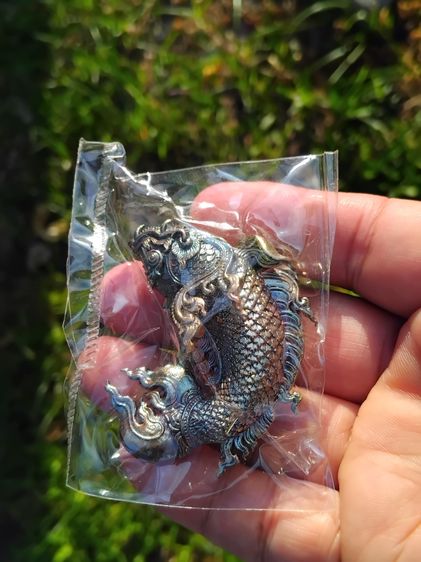 ตะกรุดเจ้าสมุทร ปลาอานนท์ เนื้อสัมฤทธิ์ ตะกรุดเงิน พระอธิการใจ วัดพระยาญาติ ปากง่าม อำเภออัมพวา จังหวัดสมุทรสงคราม ตะกรุดจ้าวสมุทร (ปลาอาน รูปที่ 4