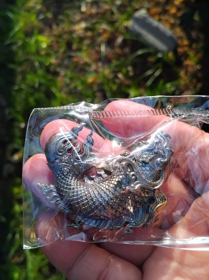 ตะกรุดเจ้าสมุทร ปลาอานนท์ เนื้อสัมฤทธิ์ ตะกรุดเงิน พระอธิการใจ วัดพระยาญาติ ปากง่าม อำเภออัมพวา จังหวัดสมุทรสงคราม ตะกรุดจ้าวสมุทร (ปลาอาน รูปที่ 3