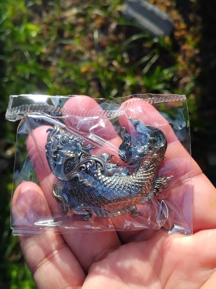 ตะกรุดเจ้าสมุทร ปลาอานนท์ เนื้อสัมฤทธิ์ ตะกรุดเงิน พระอธิการใจ วัดพระยาญาติ ปากง่าม อำเภออัมพวา จังหวัดสมุทรสงคราม ตะกรุดจ้าวสมุทร (ปลาอาน รูปที่ 2