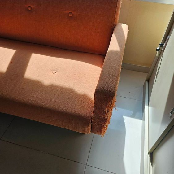 โซฟาเบดผ้า 3 ที่นั่ง (มือสอง) รูปที่ 3