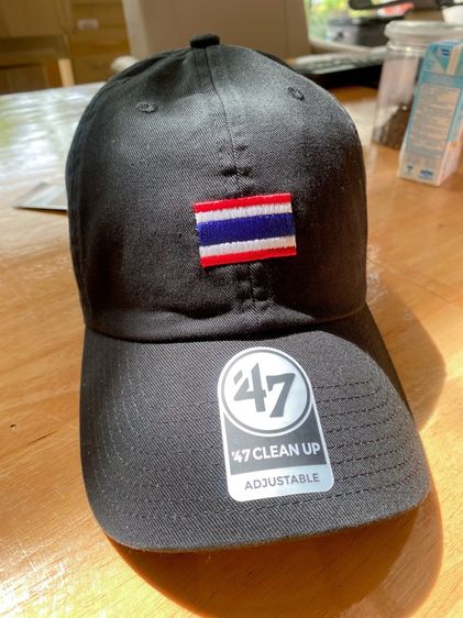 หมวกแท้ 💯 จาก 47 Brand รุ่น Thai Flag 47 Clean Up สีดำ, Free Size รูปที่ 3
