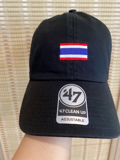 หมวกแท้ 💯 จาก 47 Brand รุ่น Thai Flag 47 Clean Up สีดำ, Free Size รูปที่ 10