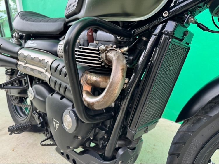 Triumph Street scrambler900 สีเขียว ปี17จด18  รูปที่ 9