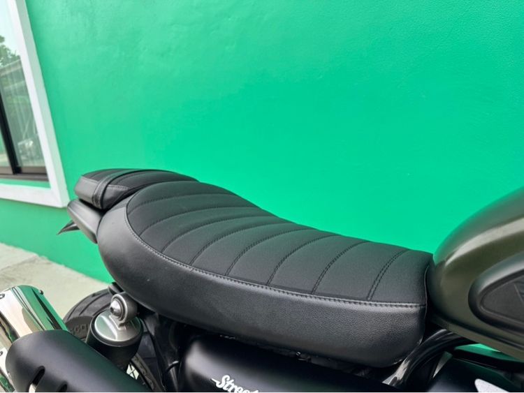 Triumph Street scrambler900 สีเขียว ปี17จด18  รูปที่ 6