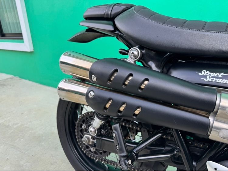 Triumph Street scrambler900 สีเขียว ปี17จด18  รูปที่ 10