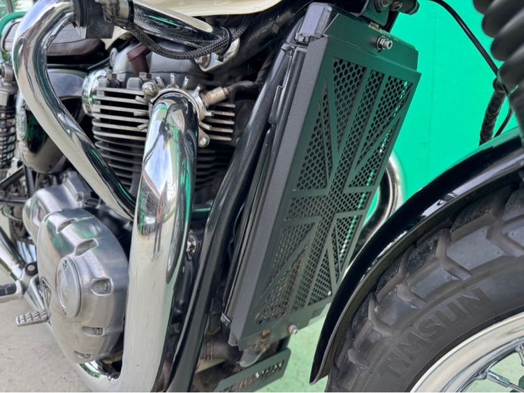 Triumph Bonneville T100 สีขาวส้ม ปี 2018 จด 2019  รูปที่ 8