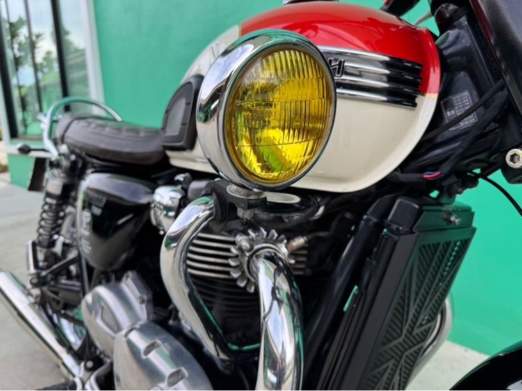 Triumph Bonneville T100 สีขาวส้ม ปี 2018 จด 2019  รูปที่ 10
