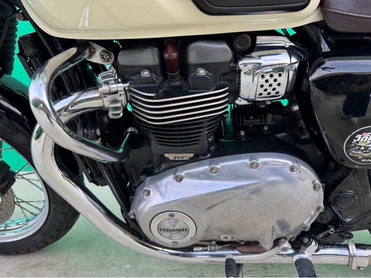 Triumph Bonneville T100 สีขาวส้ม ปี 2018 จด 2019  รูปที่ 16