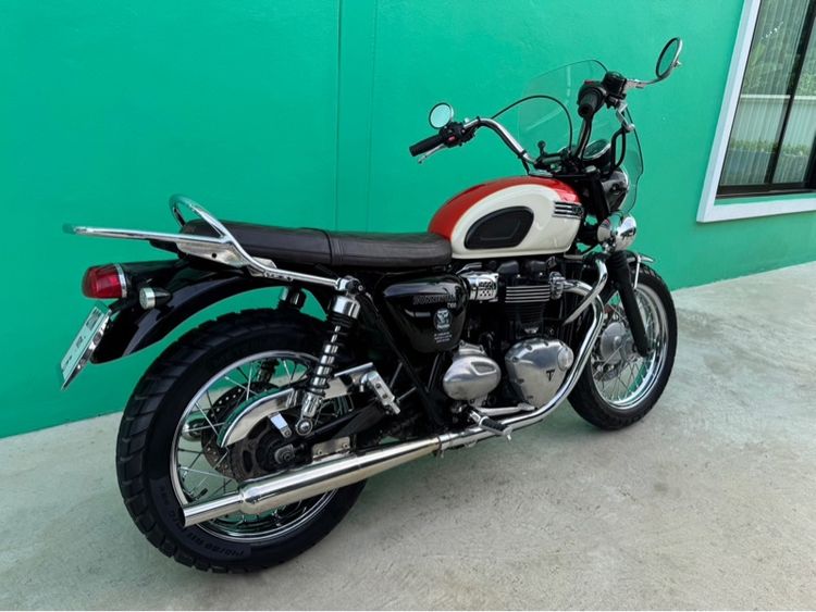 Triumph Bonneville T100 สีขาวส้ม ปี 2018 จด 2019  รูปที่ 2