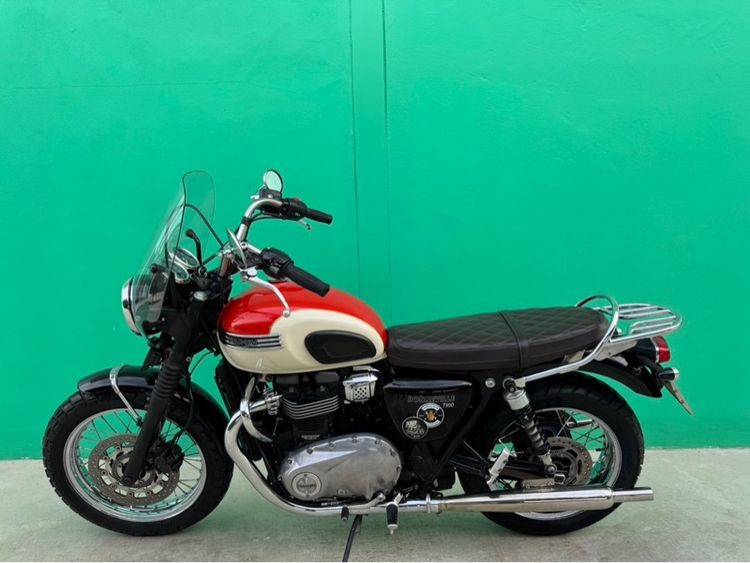 Triumph Bonneville T100 สีขาวส้ม ปี 2018 จด 2019  รูปที่ 17