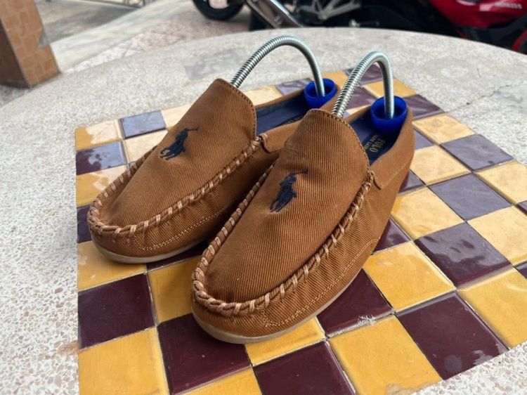 น้ำตาล รองเท้าแบบสวมและโลฟเฟอร์ รองเท้าPOLO RALPH LAUREN 🐎