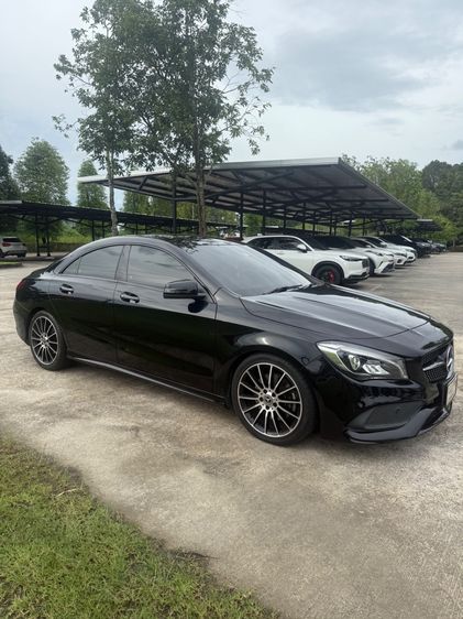 Mercedes-Benz CLA-Class 2018 CLA250 AMG Sedan เบนซิน ดำ รูปที่ 3