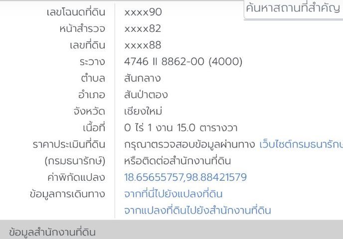 ขายที่สันป่าตอง
