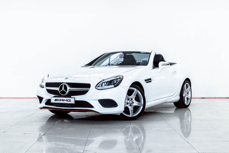 รถ Mercedes-Benz SLK-Class SLK200 สี ขาว